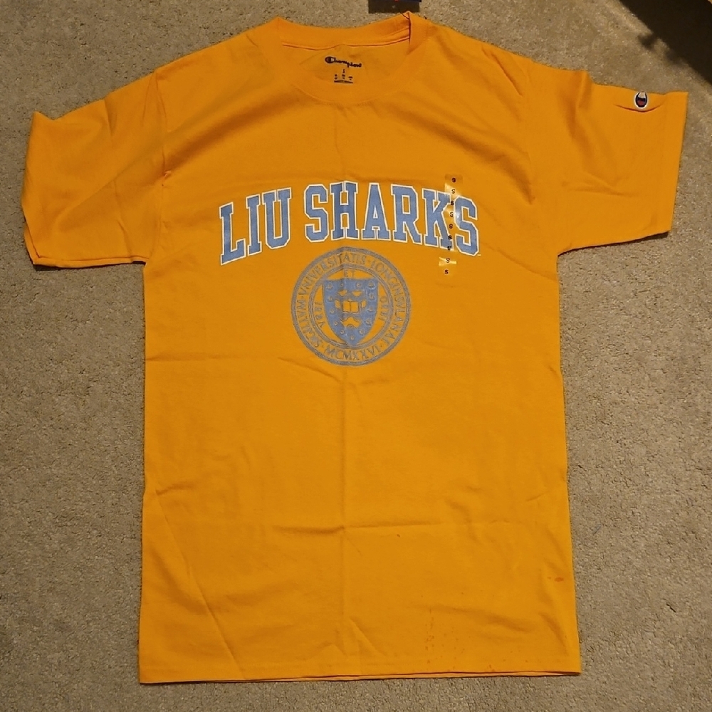 Champion Orange LIU Sharks T-Shirt